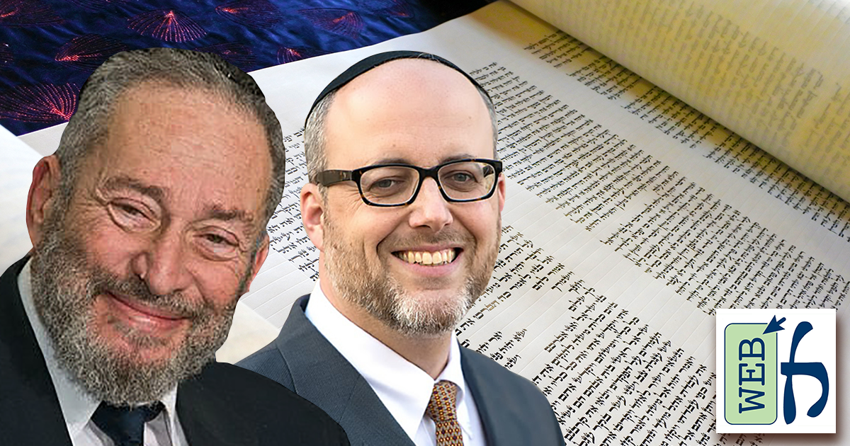 Rabbis Brovender and Saks with Torah