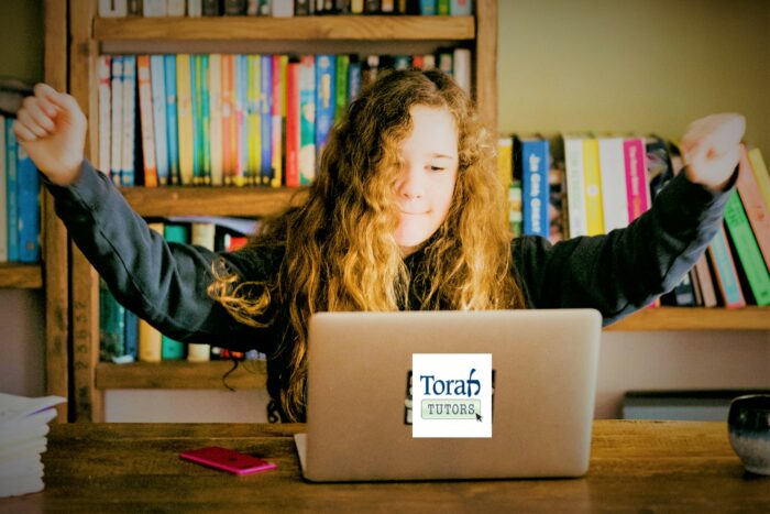 girl at computer (unsplash) – edited